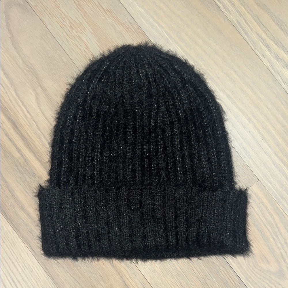 Cozy Black Knit Beanie